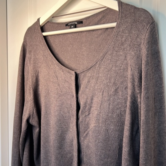 Cardigan Size 16 taupe - Picture 2 of 6